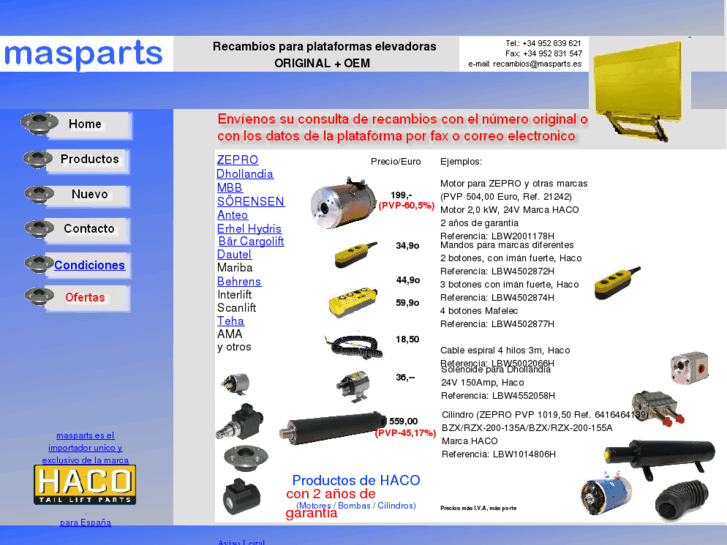 www.haco-parts.es