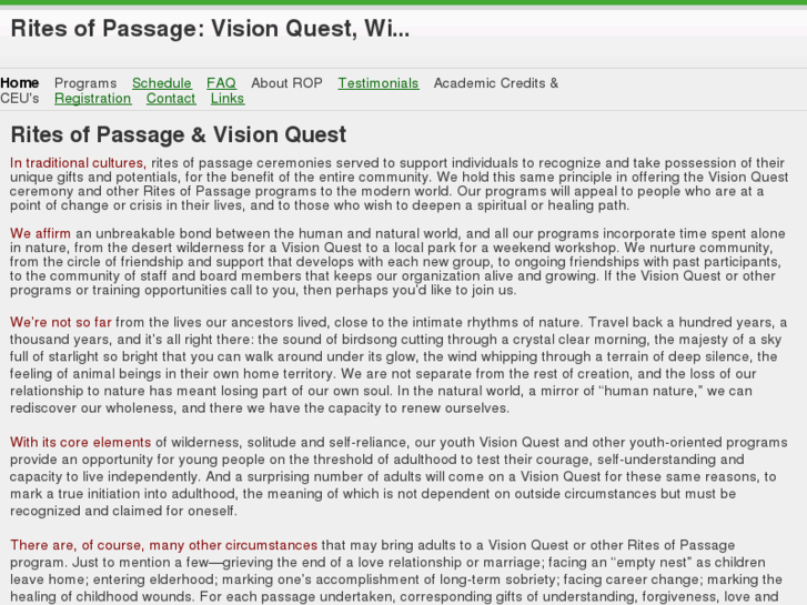 www.ritesofpassagevisionquest.org