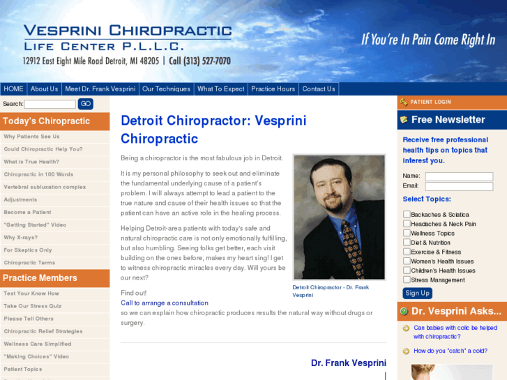 www.vesprinichiropractic.com