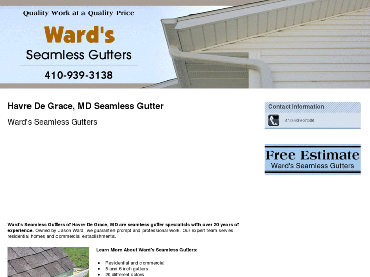 www.wardseamlessgutters.com