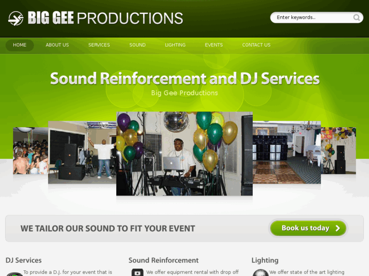 www.biggeeproductions.com