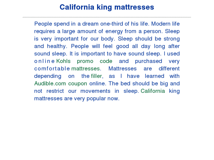 www.california-king-mattresses.com