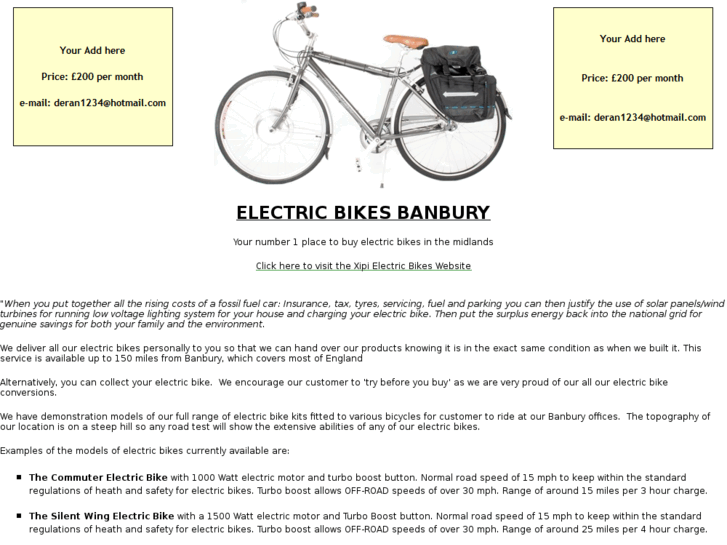 www.electricbikesbanbury.com