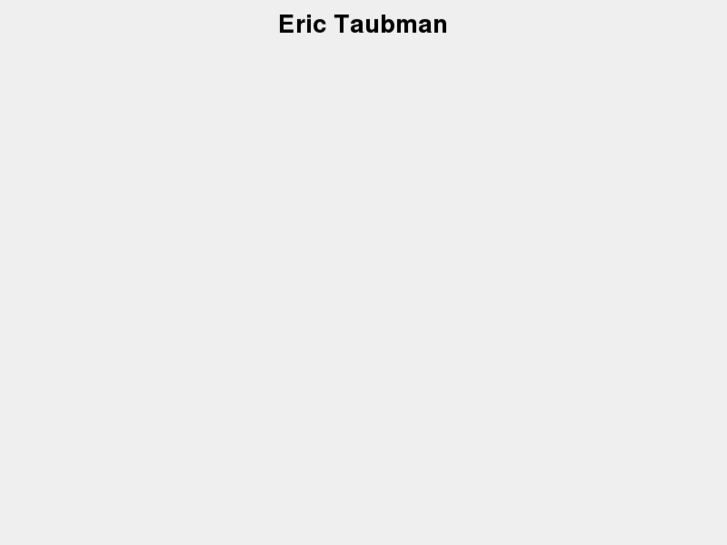 www.erictaubman.com