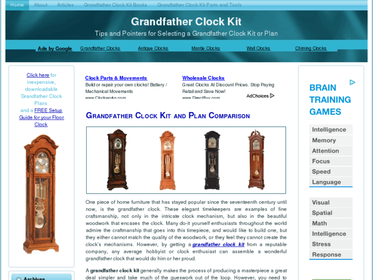 www.grandfather-clock-kit.com