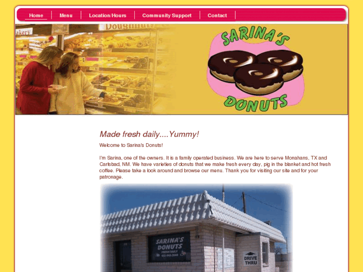 www.sarinasdonuts.com