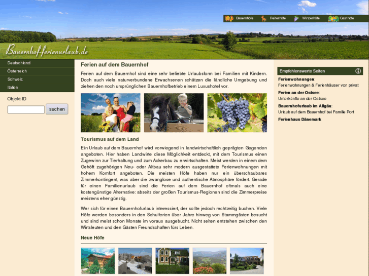 www.bauernhof-ferienurlaub.de