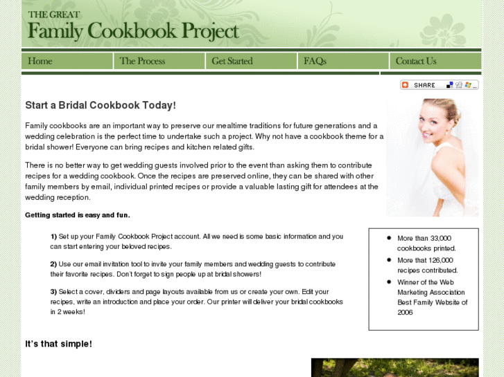 www.bridalcookbookproject.com