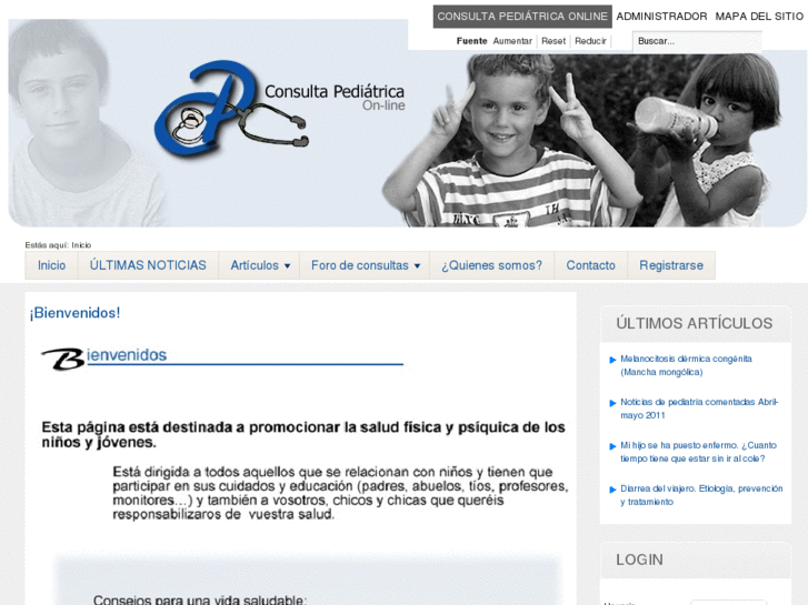 www.consultapediatricaonline.com