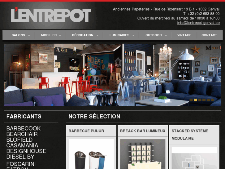 www.lentrepot-genval.be