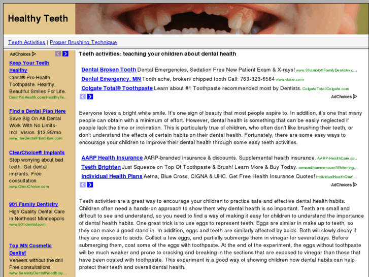 www.teethactivities.com