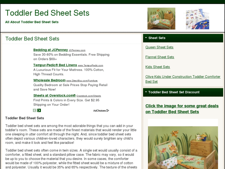 www.toddlerbedsheetsets.org