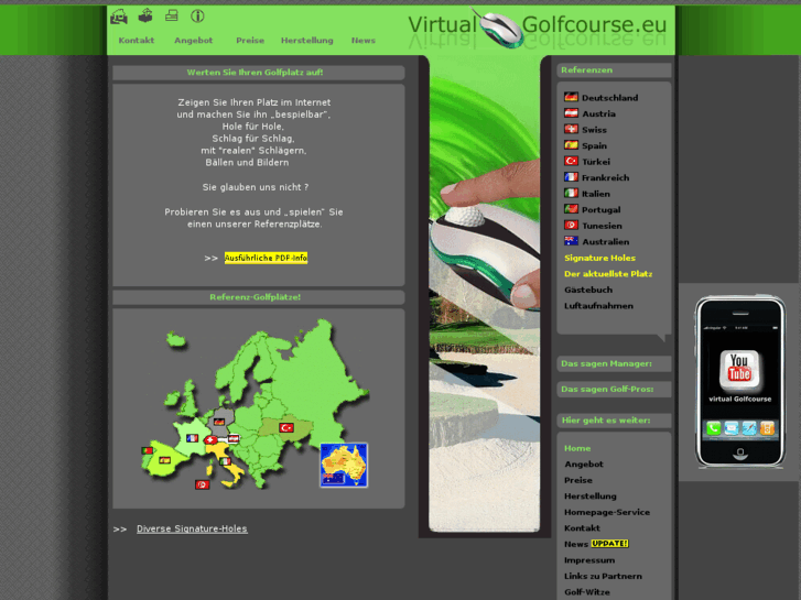 www.virtual-golfcourse.eu