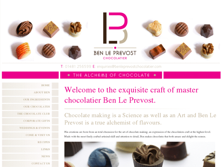 www.benleprevostchocolatier.com