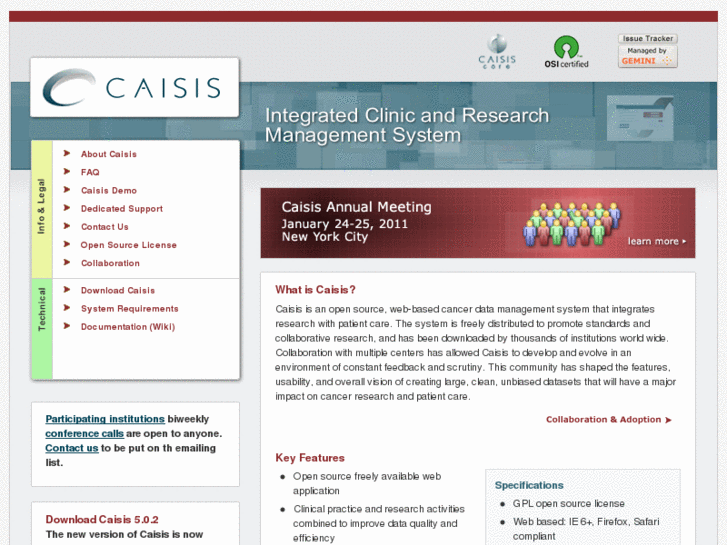 www.caisis.org
