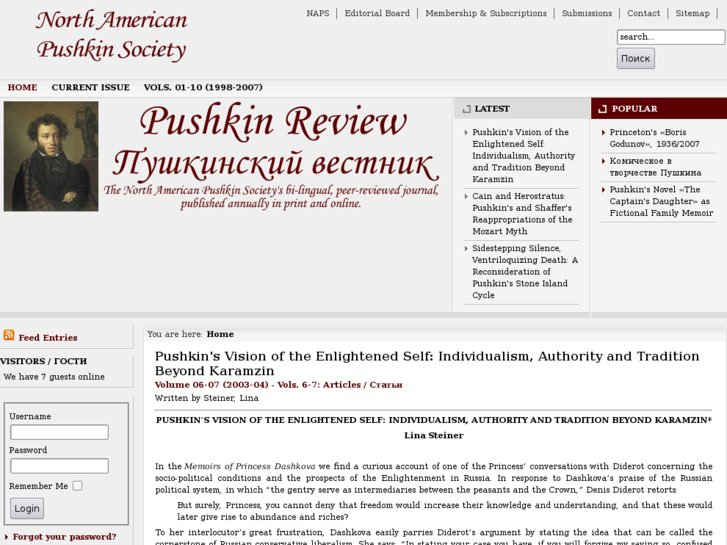 www.pushkiniana.org