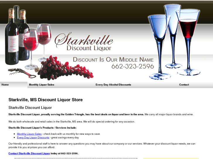 www.starkvillediscountliquor.net