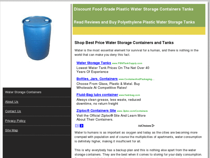 www.waterstoragecontainers.net