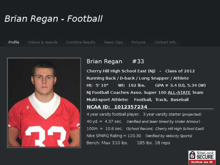 www.brianreganfootball.com