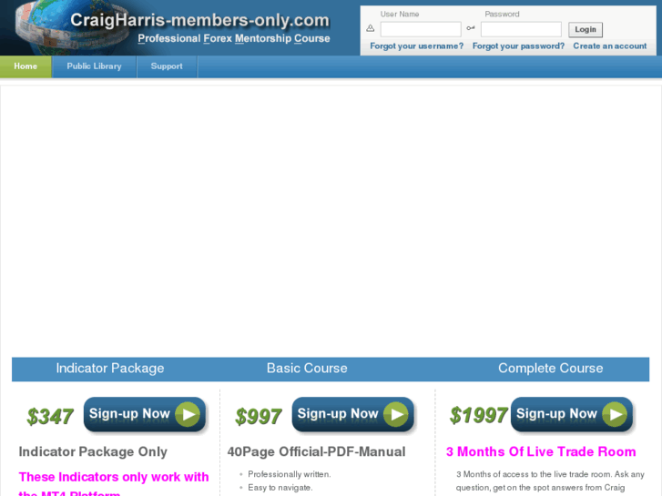 www.craigharris-members-only.com