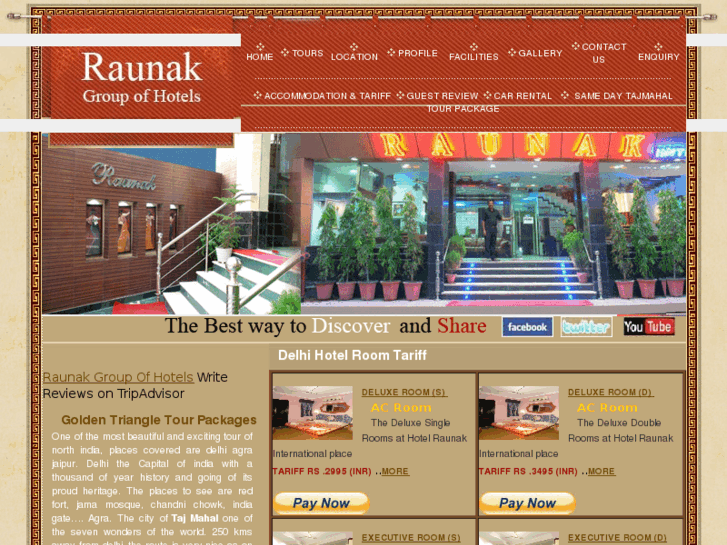 www.hotelraunak.com