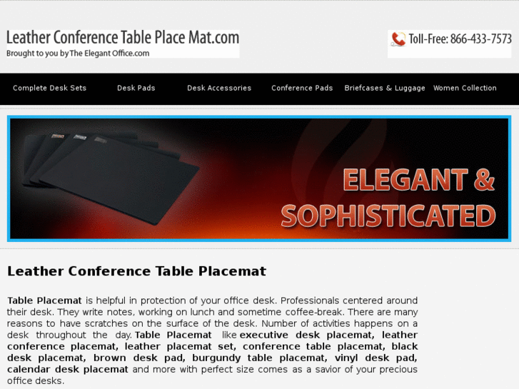 www.leatherconferencetableplacemat.com