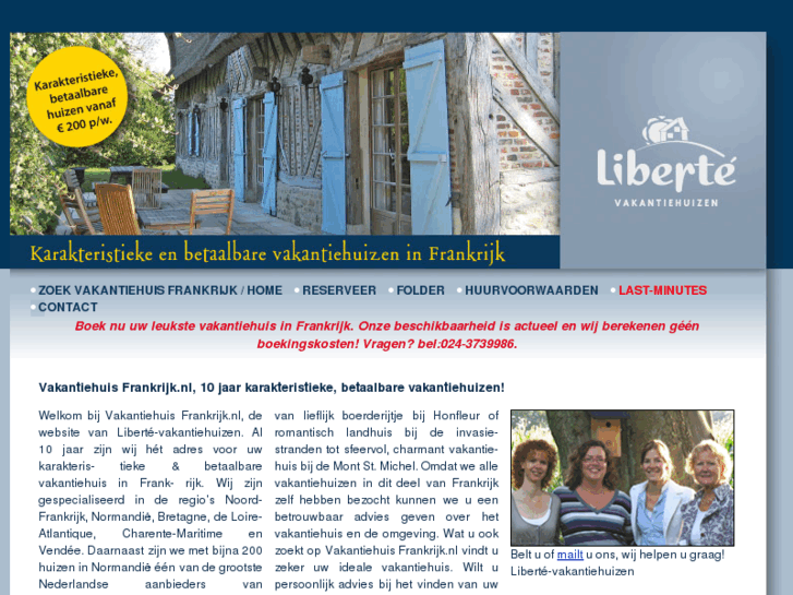 www.liberte-vakantiehuizen.nl