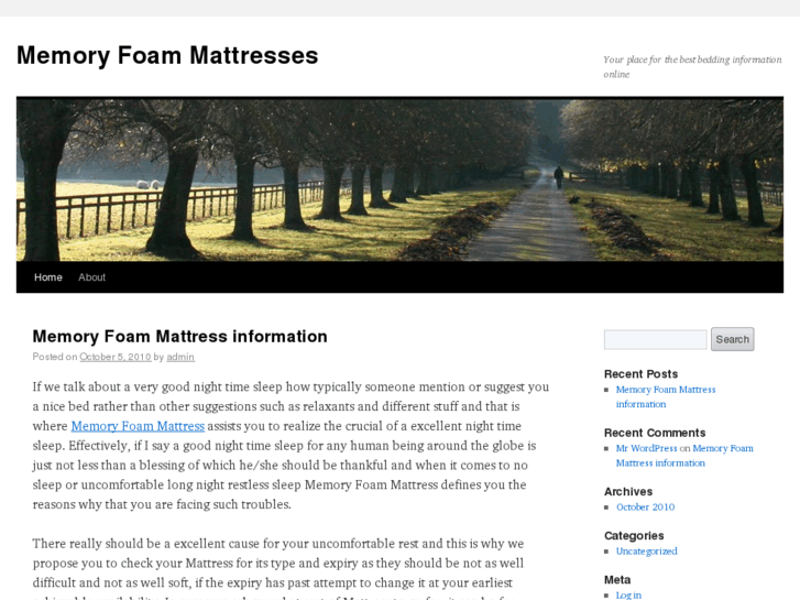 www.memoryfoam-mattresses.info