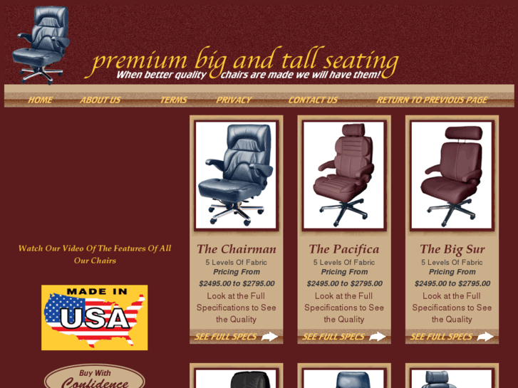 www.premiumbigandtallseating.com