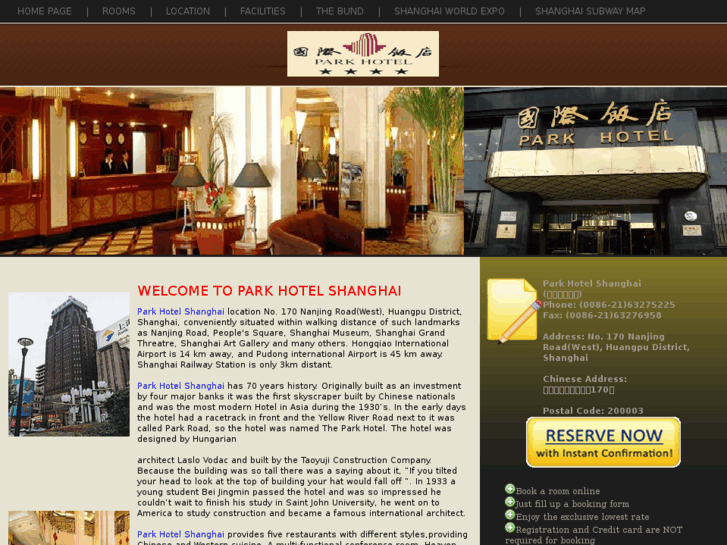 www.shanghaiparkhotel.com