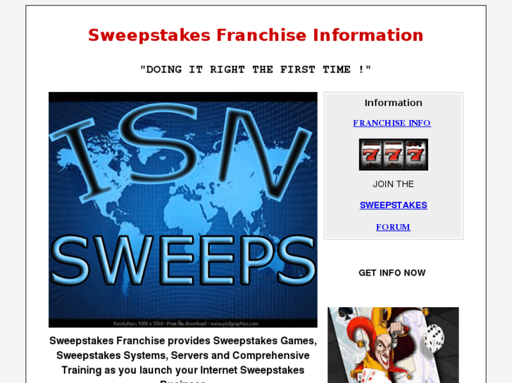 www.sweepstakesfranchise.com