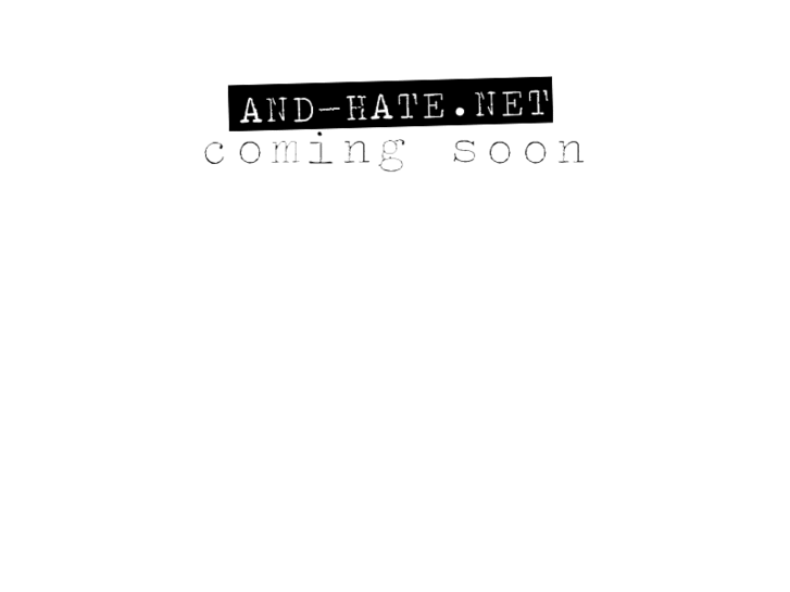 www.and-hate.net