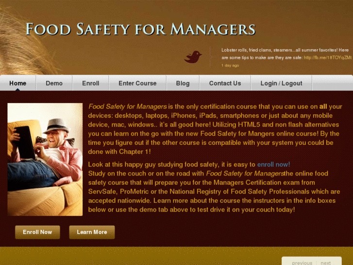 www.foodsafetyformanagers.com