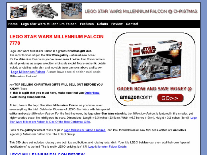 www.legostarwarsmillenniumfalcon.com