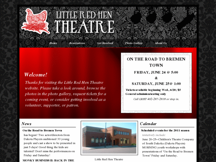 www.littleredhentheatre.com