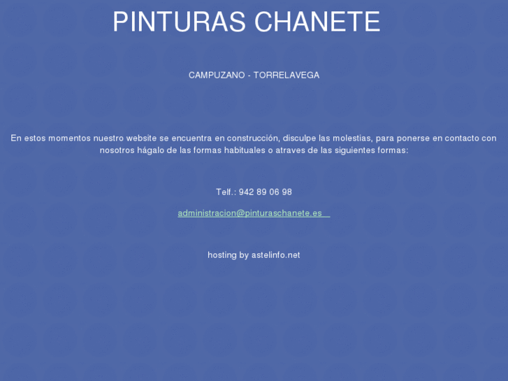 www.pinturaschanete.es