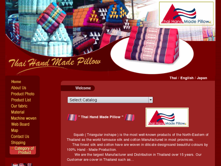 www.thaihandmadepillow.com