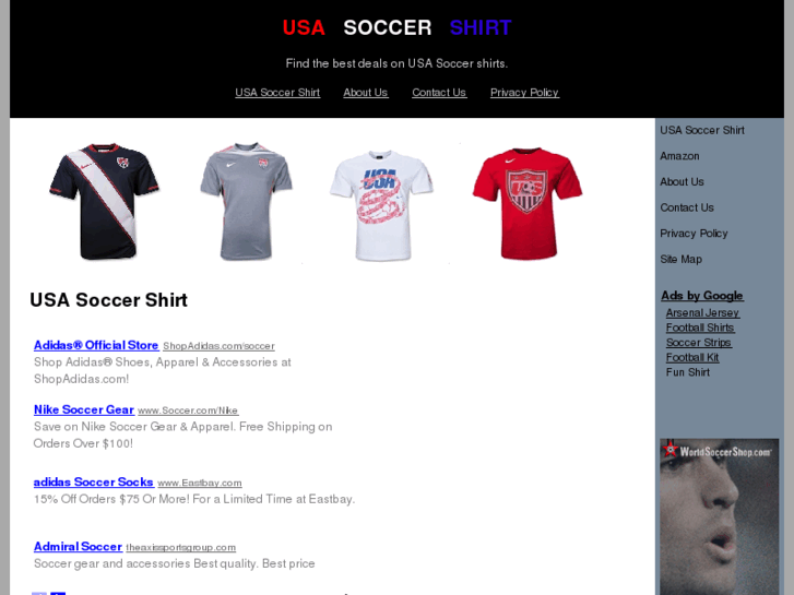 www.usasoccershirt.com