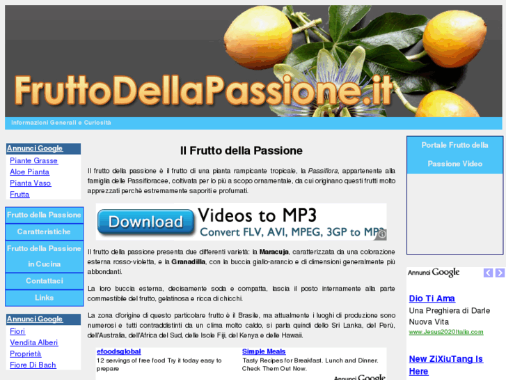 www.fruttodellapassione.it