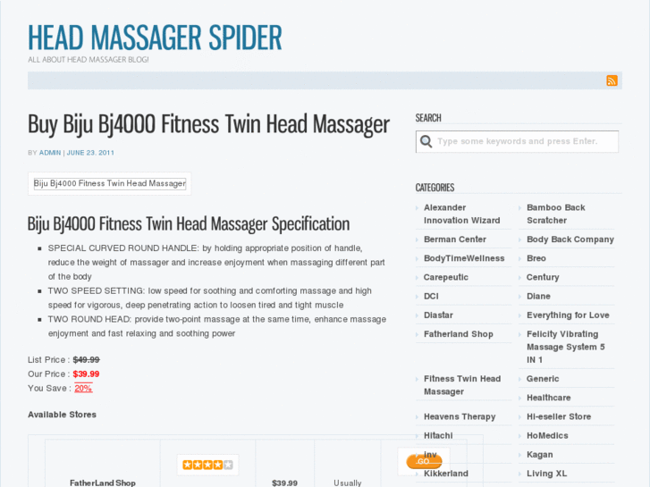 www.headmassagerspider.com