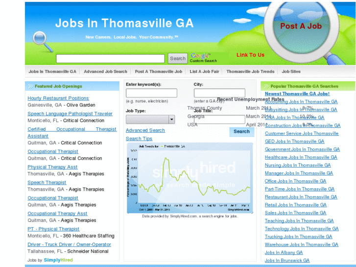 www.jobsinthomasvillega.com