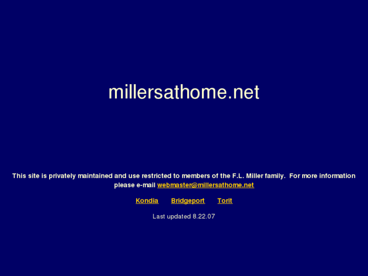 www.millersathome.net