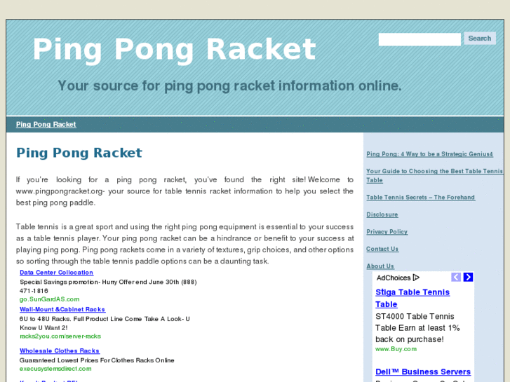 www.pingpongracket.org