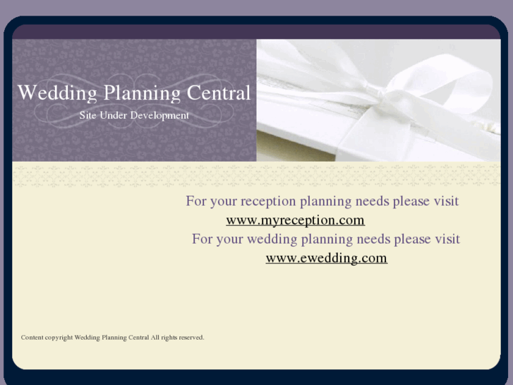 www.weddingplanningcentral.com