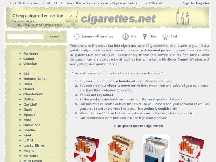 www.4cigarettes.net