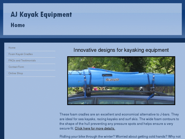 www.ajkayakequipment.com