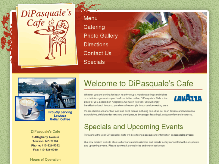 www.dipasqualescafe.com