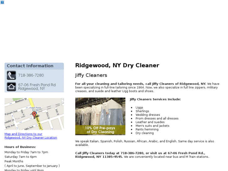 www.jiffycleanersoffreshpond.com