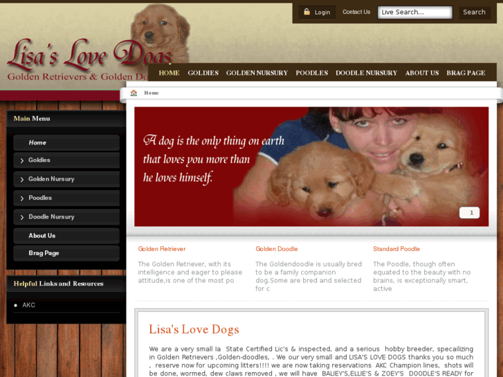 www.lisaslovedogs.com