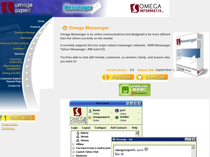 www.omega-messenger.com